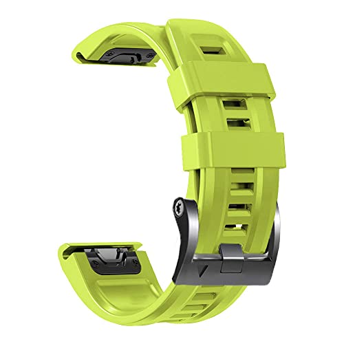 NEYENS 26 22 mm offizielles Silikonband mit Schraubschnalle für Garmin Fenix 6, 7, 5 Plus, Easyfit-Uhrenarmband für Fenix 6X Pro 7X 5X 3HR Armband, 22mm Fenix 7 epix, Achat