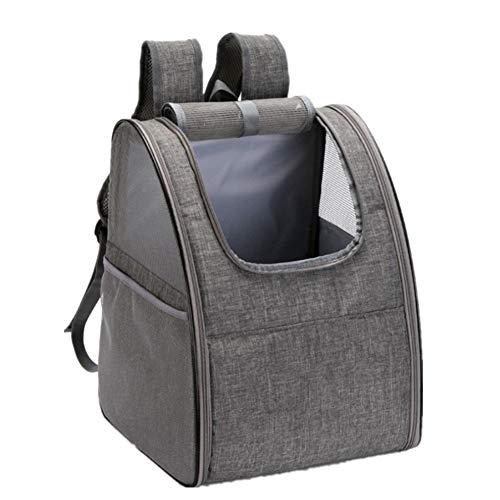 Rysmliuhan Shop Hundetragetasche Hunderucksack Haustierträger für Hunde Hunderucksack Pet Travel Carrier Welpenträger für kleine Hunde Hundereisetasche Gray