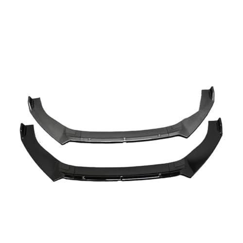 Frontspoiler Lippe Für VW Für Golf 7 7,5 MK7 MK7.5 Für GTI R 2013-2020 Front Stoßstange Splitter Lip Diffusor Körper Kit Spoiler Schutz Retro Frontstoßstange Spoiler(Gloss Black)