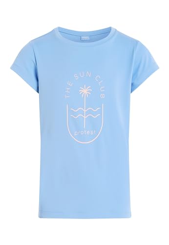 Protest Mädchen Kurzarm-Rashguard PRTJOY JR Upf-50-Schutz Havasublue 176