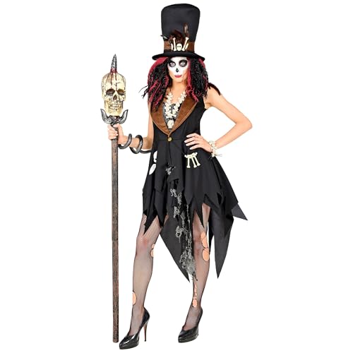 W WIDMANN MILANO Party Fashion - Kostüm Voodoo Priesterin, Kleid, Hexe, Magierin, Halloween Verkleidung