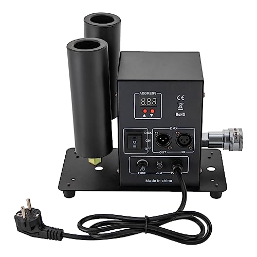 Doppelrohr Nebelmaschine Dmx Co2 Canno Jet Rauch Maschine Dj Party Effekte 200W Niedertemperatur-Jet-Nebelmaschine Für Bühne, Hochzeit, Bar, Musikperformance