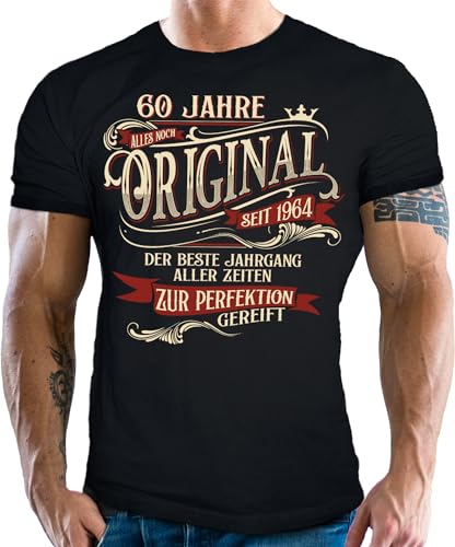 T-Shirt als Geschenk zum 60. Geburtstag - 60 Jahre zur Perfektion gereift