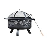 Peaktop Garten Terrasse Heizkörper Stahl Holz-Feuerstelle CU296