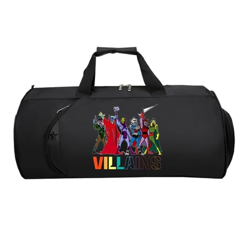 Overlo-rd Cabin Bag Anime, Reisetasche Faltbar Kabinengepäck, HandgepäCk füR Weekender Herren Damen Flugzeug(Black 17)