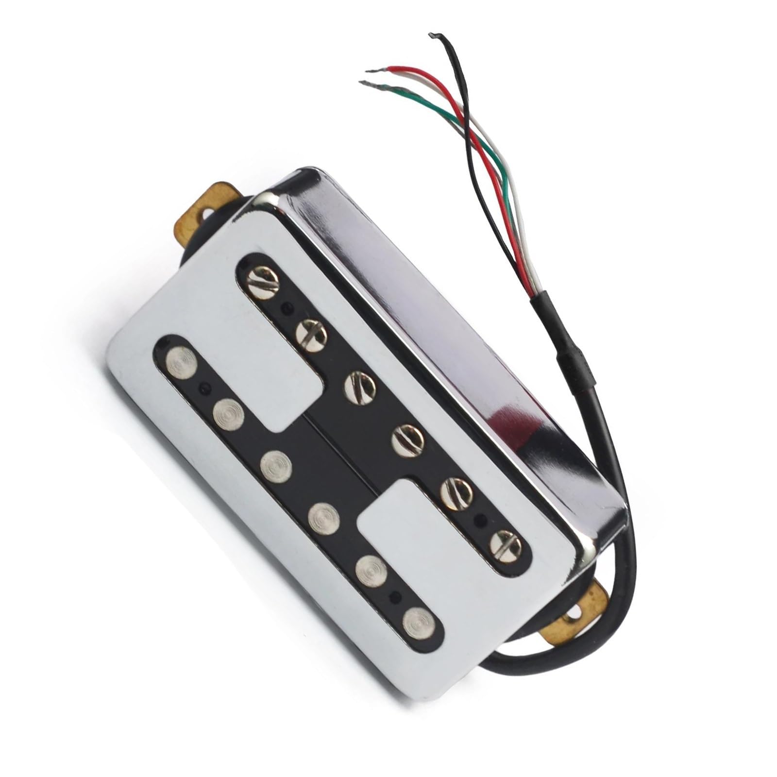 H-Typ Kupferrohrabdeckung E-Gitarre Chrome Bridge Pickup Coil Humbucker Split Pickup Single-Coil-Tonabnehmer