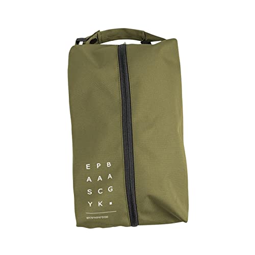 Outdoor-Camping-Schuhbeutel, Schuhbeutel, atmungsaktiv, große Kapazität, verschleißfest, faltbar, Schuh-Organizer/671(Color:Green S)