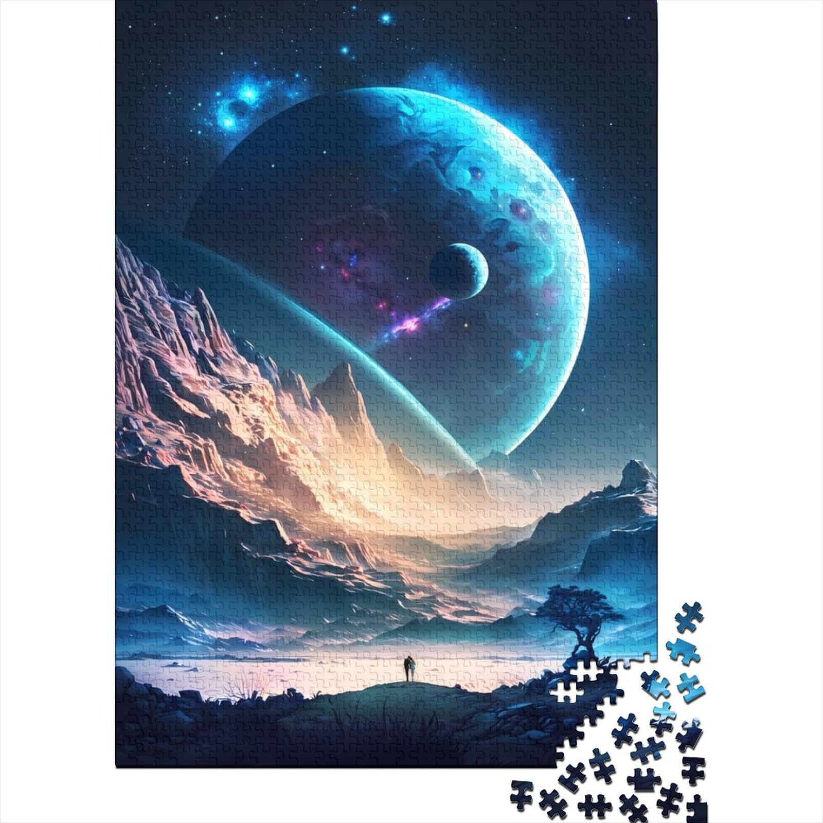 500-teiliges Puzzle für Erwachsene „Planetary Paradise“, Puzzles für Erwachsene und Teenager, nachhaltiges Puzzle für Erwachsene (Größe 52 x 37 cm)