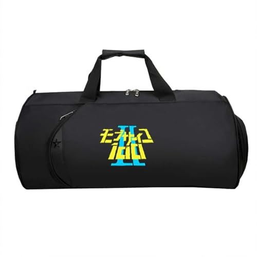 M-ob Psyc-ho 100 HandgepäCk Tasche, Leichte Faltbare Duffel Taschen, Reisetasche Weekendertasche füR Damen Herren Flugzeug(Black 13)