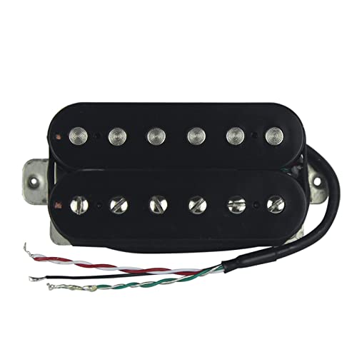 ZENGXUE Uitar Pickup Alnico 5 Humbucker Pickup Doppelspule Schwarz Für Electric Guitarneck Oder Bridge Pickup Humbucker Tonabnehmer Set (Color : 1pc Bridge)