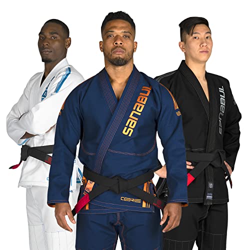 Sanabul Core Competition BJJ Gi für Herren, vorgeschrumpft, exzellent, IBJJF-zugelassener brasilianischer Jiu-Jitsu-Trainingsgi