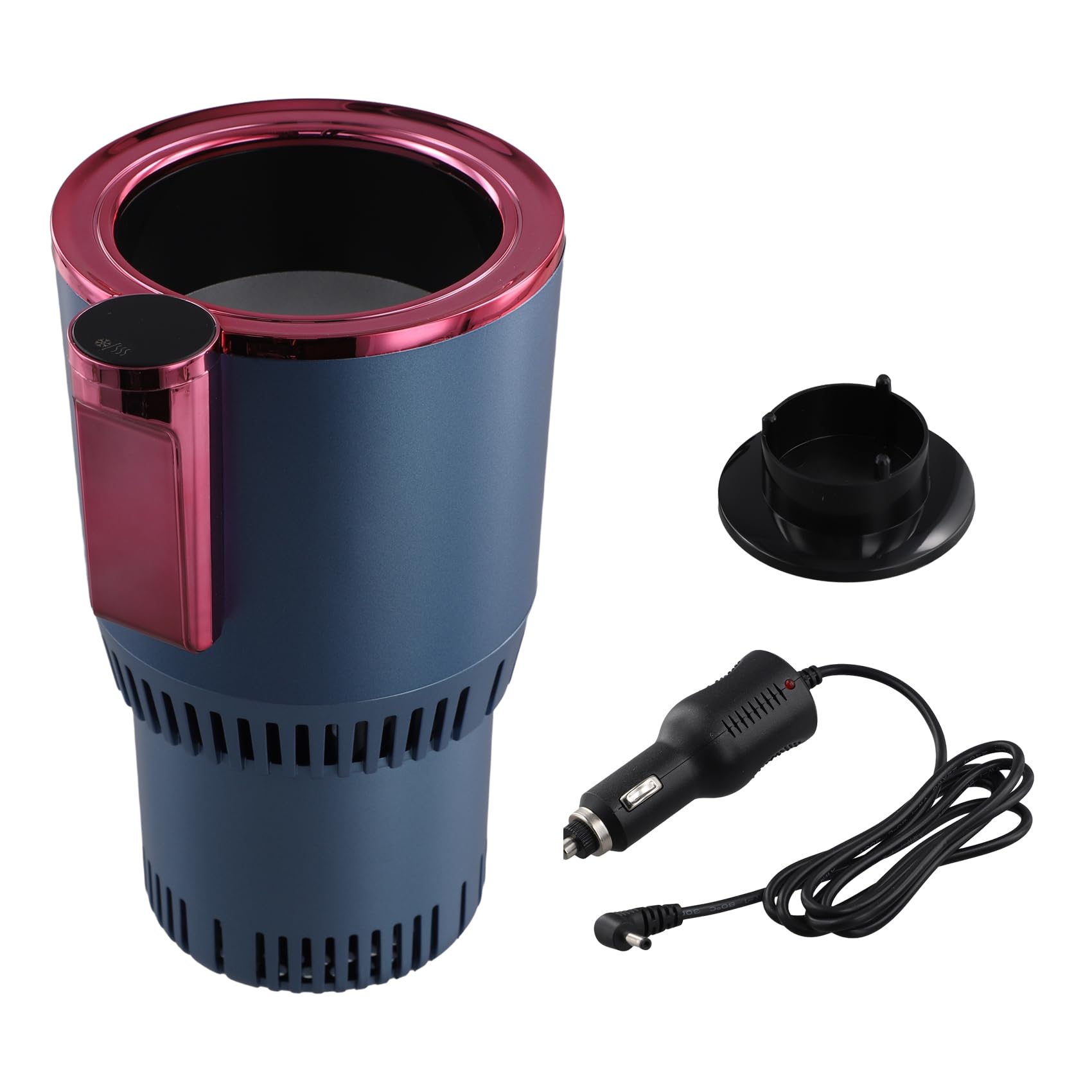 Sizoriruk 12 V Auto 2 in 1 Heizung Kühlung Cup Warmer Cooler Cup Smart Cup Holder Digital Display Temperatur Getränkehalter Blau