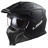 LS2, Jet/Modularhelme Motorrad DRIFTER SOLID Matt Black, L