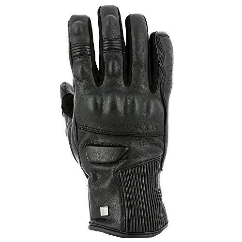 Vquattro Motorradhandschuhe, CE-zertifiziert, Herren, THRUXTON Schwarz, M