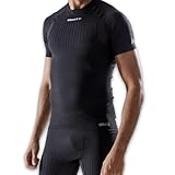 Craft Active Extreme X CN SS M Baselayer Herren M/Schwarz/Activewear für Herren Kurzarm/Waffelstrick-Design/Temperaturmanagement/für kalte Temperaturen/recyceltes Polyester