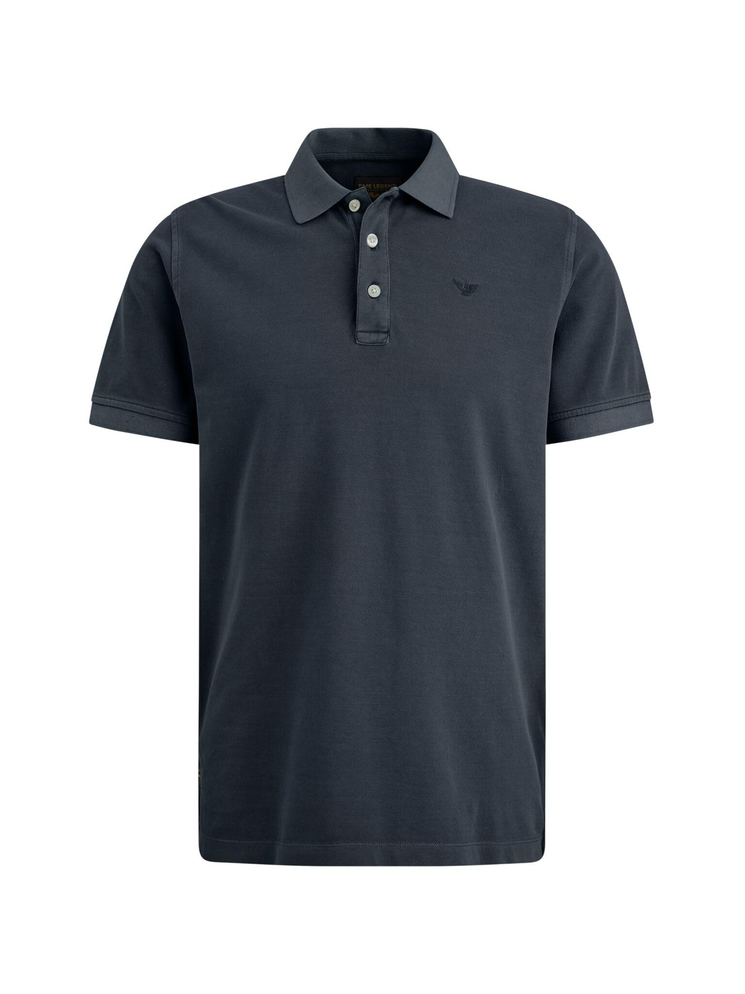 PME Legend HerrenShort Sleeve Polo Pique Blau XL