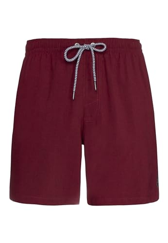 Protest Herren Davey Badehose, rote Sangria, 56