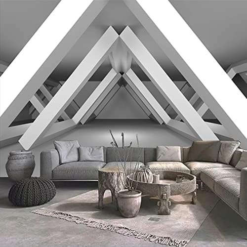 XLMING Stereoskopisches Sichtdreieck Erweiterter Raum 3D Tapete Home Dekoration Wohnzimmer Sofa Schlafzimmer Tv Hintergrund Wand-400cm×280cm