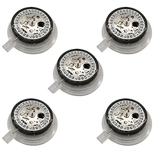 Potadak 5 x NH35 Uhrwerk Tag Datum Set Hohe Genauigkeit Automatik Mechanische Uhr Handgelenk, silber