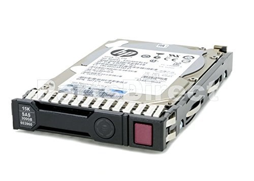 653955-001-SC HP G8 G9 300 GB 6G 10.000 2.5 SAS SC (zertifiziert generalüberholt)