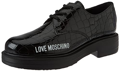 Love Moschino Damen Scarpad.city40 VIT.st.Cocco Vern. Schuh, Schwarz, 37 EU