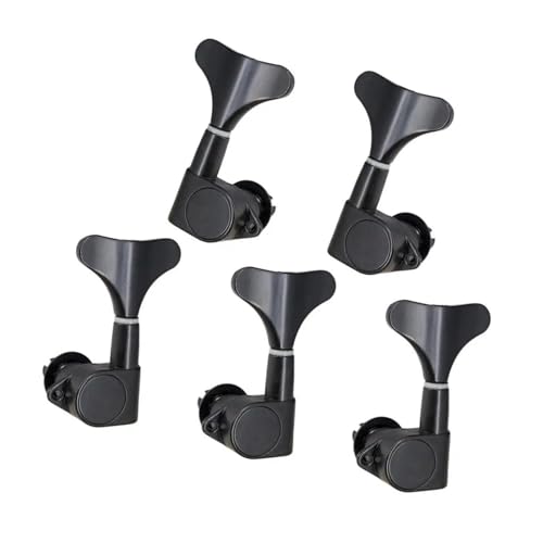 Strings Tuning Pegs Mechaniken Für Gitarre 4 Stück legierte Bassgitarre im Einklang, glatte und zuverlässige Stimmwirbel, Stimmwirbel, Saitenlegierung, langlebig (Color : Black)