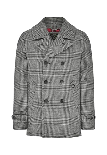 Merc Herren Fairford PEA Coat, Cuadros, Small