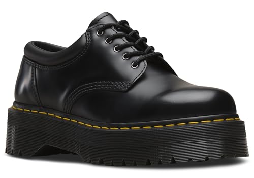 Dr Martens Quad Platform Schneestiefel, Schwarz (Black 24690001), 41 EU