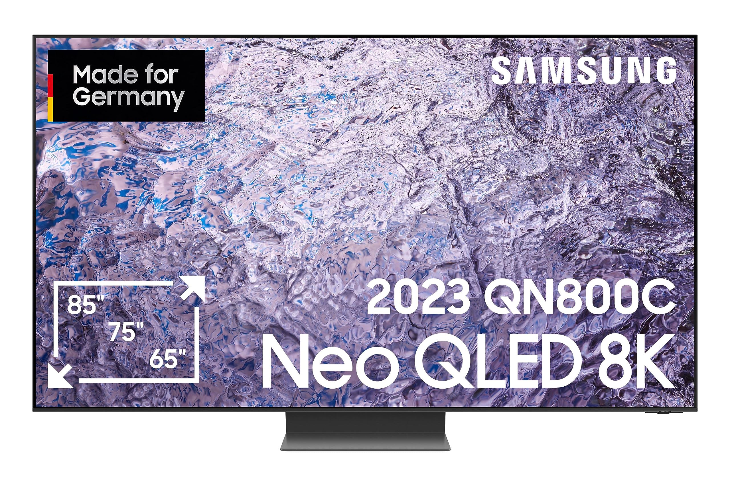 Samsung Neo QLED 8K QN800C 75 Zoll Fernseher (GQ75QN800CTXZG, Deutsches Modell), HDR 8K Plus, Neural Quantum Prozessor, Dolby Atmos, Smart TV [2023]