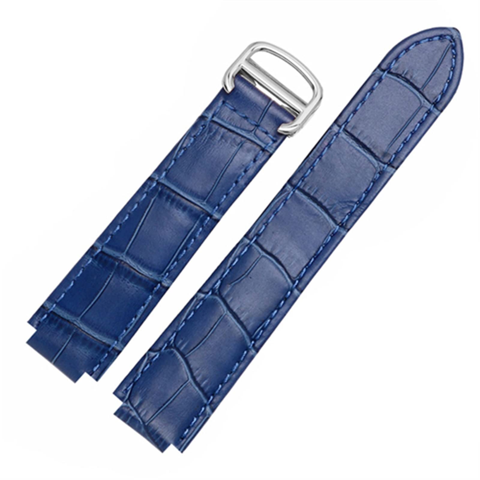 NEYENS Für Cartier-Armbänder, hochwertige Farbe, echtes Leder, Faltschließe, Ersatz-Lederarmband, weibliches Armband, 16x9mmSilver clasp, Achat