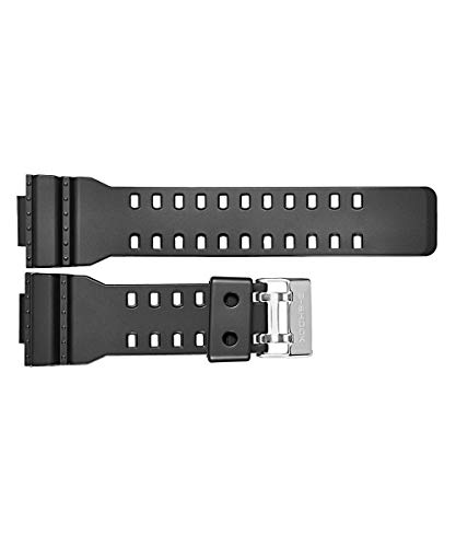 Genuine Watch Band Black Strap 16mm Casio GA-110RG-1A GA-710-1A GA-710-1A2#10427899