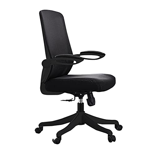 Bürostühle für Zuhause Bürostuhl Hohe Rückenlehne Chefsessel Höhenverstellbar Und Hochklappbare Armlehnen Drehstuhl Dicke Polsterung Ergonomisch Design Schreibtischstuhl für Schlafzimmer Run forward