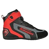 Furygan Herren D3 Shoes, Schwarz Rot V4 Easy D3o, 46 EU