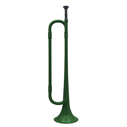 B Flache Bugle-Kavallerie-Trompete Umweltfreundlicher Plastik Mit Mundstück Für Den Bandschüler (Color : Green)