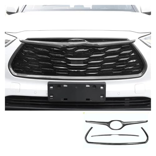 Frontgrills Für Toyota Für Highlander XU70 2023 2021 2022 Auto Kühlergrill Dekoration Patch Net Alle Sterne Paste Front Bumper Grille(Type H)