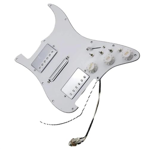 Standard-Pickguard-Tonabnehmer Gitarren-Humbucker-Tonabnehmer, 7-Wege-Typ, voll bestücktes Schlagbrett, Gitarrenteile