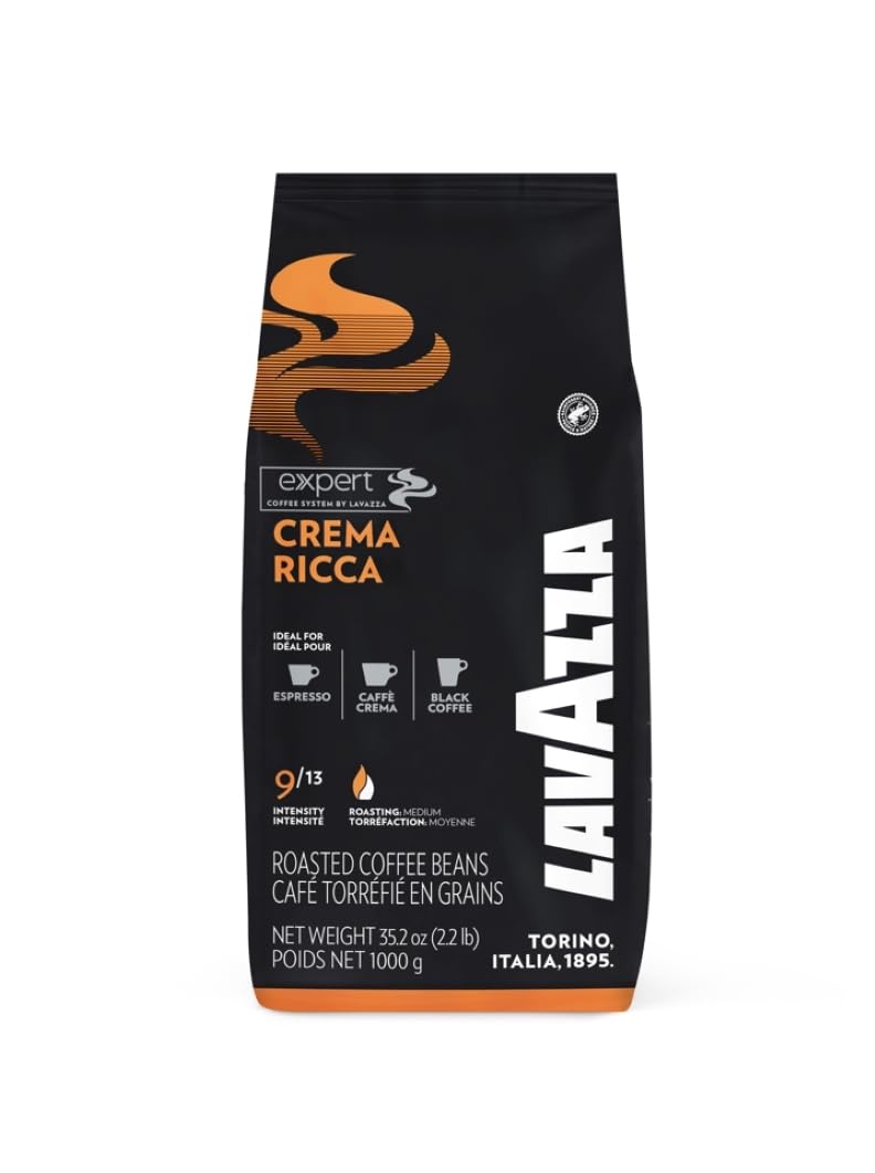 Lavazza Expert Plus Crema Ricca Espresso - 6 x 1kg ganze Kaffee-Bohne