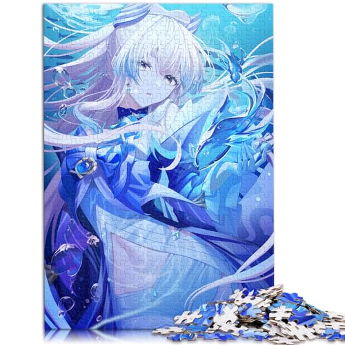 Puzzles für Genshin Impact Sangonomiya Kokomi, Puzzles 1000 Teile für Erwachsene, Holzpuzzles, schwierige und schwere Puzzles für Frauen und Männer, 1000 Stück (50 x 75 cm)