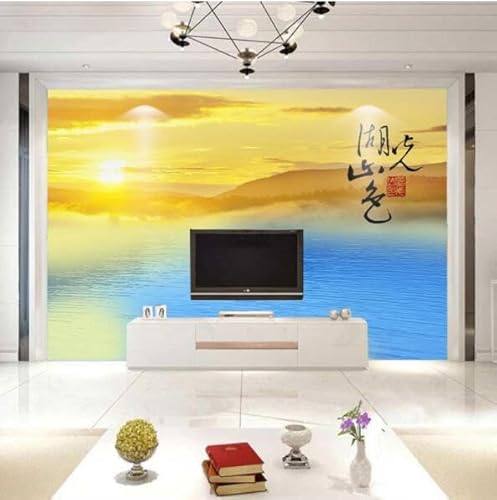 tyujlkjddlf Tapete Wandbild 3D Benutzerdefinierte 3D-Tv-Hintergrundwand, Blauer Himmel Und Weiße Wolken, Wandbild, Landschaft, Möwenschale, Schlafzimmer, Sofa, 3D-Tapete, Wandverkleidung-400Cmx280Cm