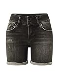 LTB Damen Jeans Shorts Becky X (S, Black (Dias Wash))