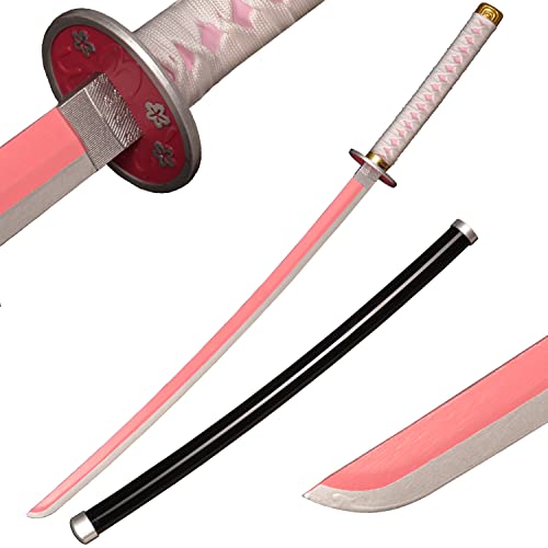 Sword Valley Holz-Anime-Samurai-Schwert-Cosplay, Demon Slayer-Schwert 103 cm-Holzschwert--Tsuyuri Kanawo