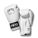 Primo Emblem 2.0 Boxhandschuhe - Leder (Weiss, 14 oz)