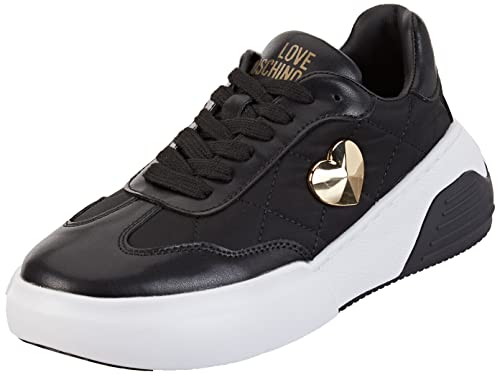 Pollini Damen Ja15875g0fia900a37 Sneaker, Schwarz, 37 EU