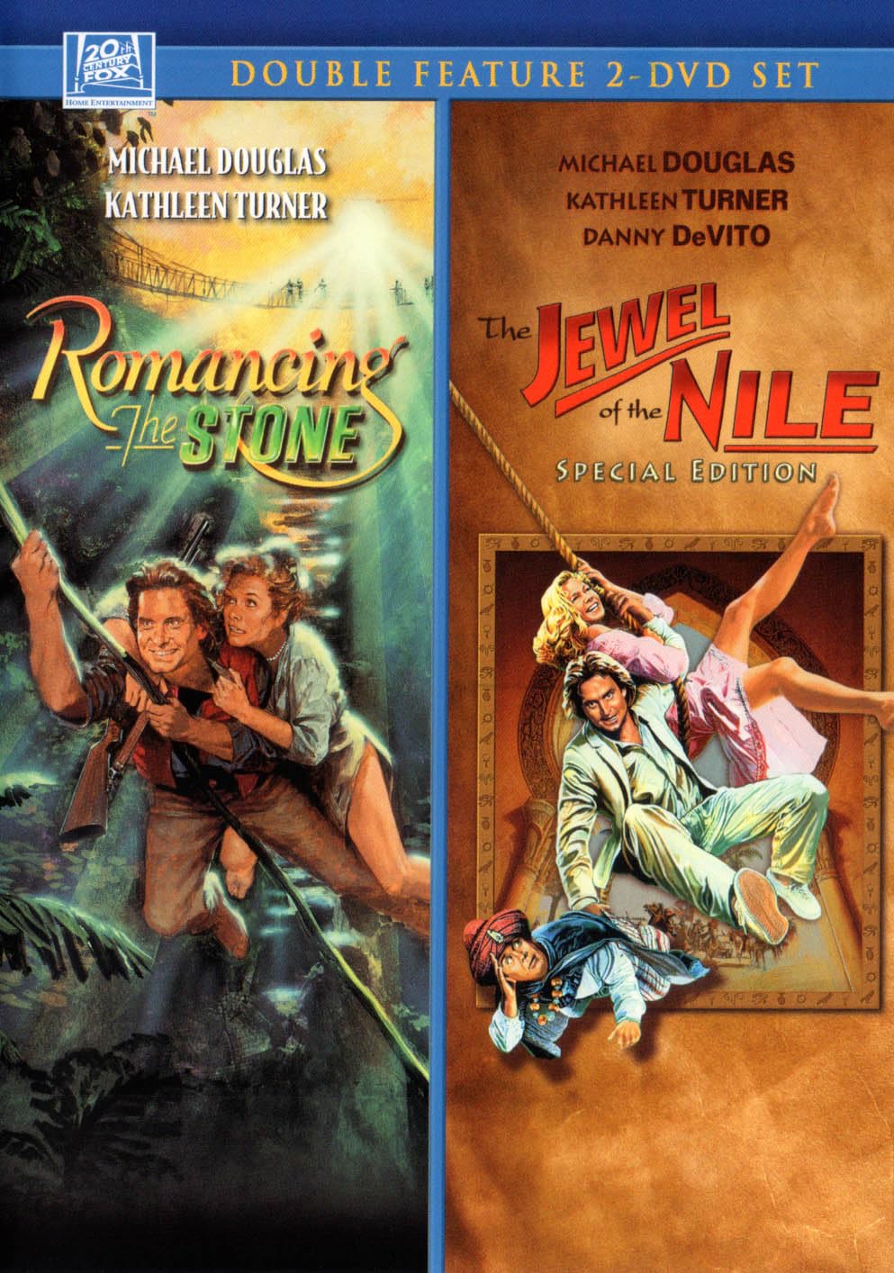 Romancing The Stone + The Jewel Of The Nile - 2 DVD Disc Set