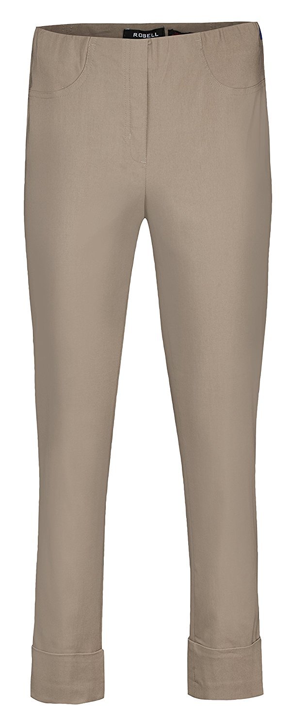 Robell Bella 7/8 Sommer + Winter Stretchhosen Schlupfhosen #Bella 09 (46, Sommer Taupe)