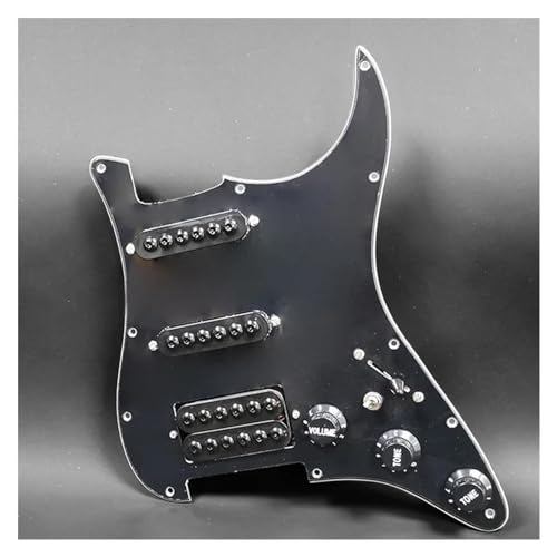 Standard-Pickguard-Tonabnehmer 1Set SSH-Coil Splitting E-Gitarre geladen Schlagbrett exquisites Zubehör (Color : 3/4)