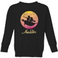 Disney Aladdin Flying Sunset Kinder Sweatshirt - Schwarz - 5-6 Jahre - Schwarz