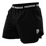 Progress Jiu Jitsu Academy Boardshorts | Bequeme und strapazierfähige BJJ Shorts | Herren Shorts für brasilianische Jiu Jitsu | Gym Shorts