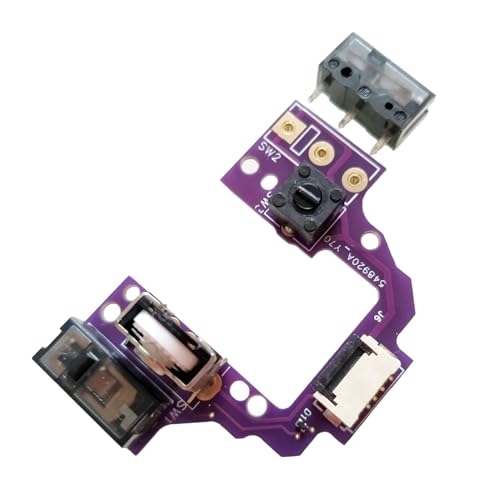 Hot Mouse Motherboards PCB Button Board mit Schaltern, silberfarbene Maus-Encoder für GPROX 2