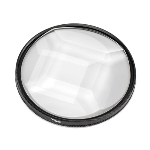 77 mm fraktaled Filter Quadriprism Drehbarer Filter für DSLR-Objektivfilter Fotografie-Effekte